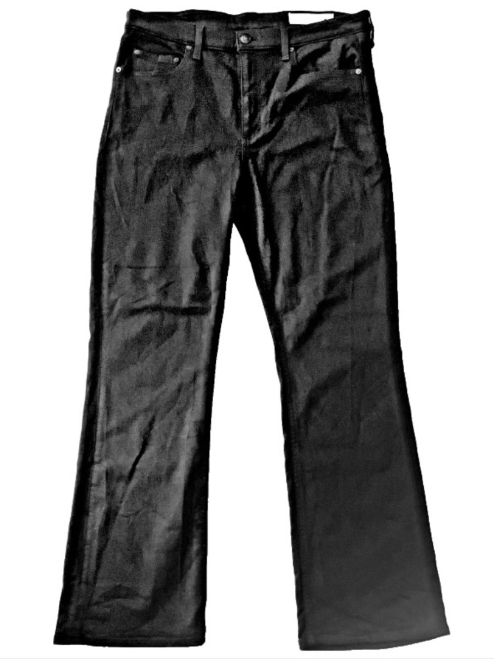 Rag & Bone Black Peyton Boot Cut Stretch Jeans 34
